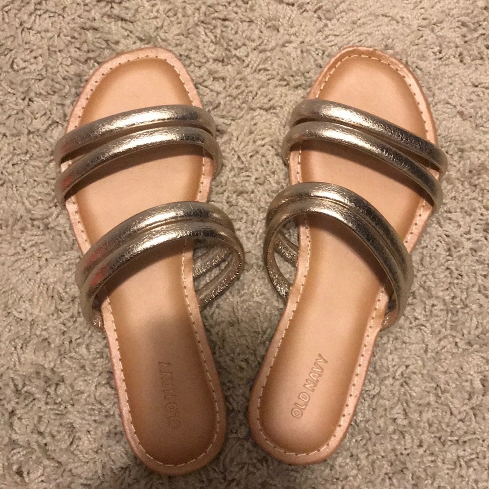 Brand new old navy gold sandals